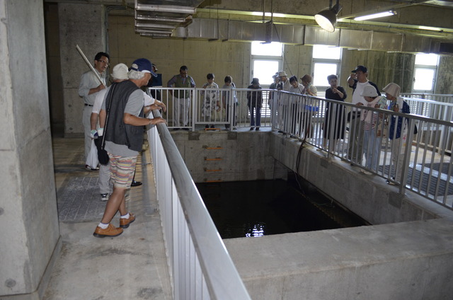下水浄化工場見学の写真