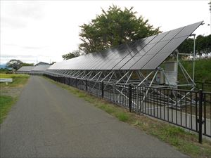 郡山堰太陽光発電