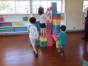 積み木遊び