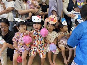 縁日ごっこの様子