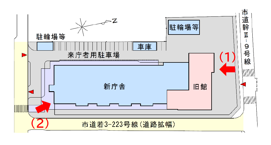 撮影の位置