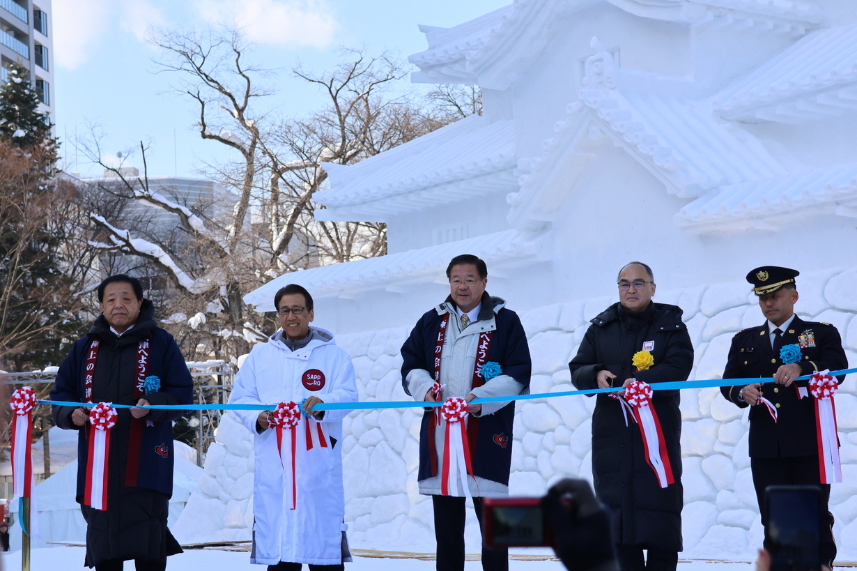 さっぽろ雪まつり開幕1