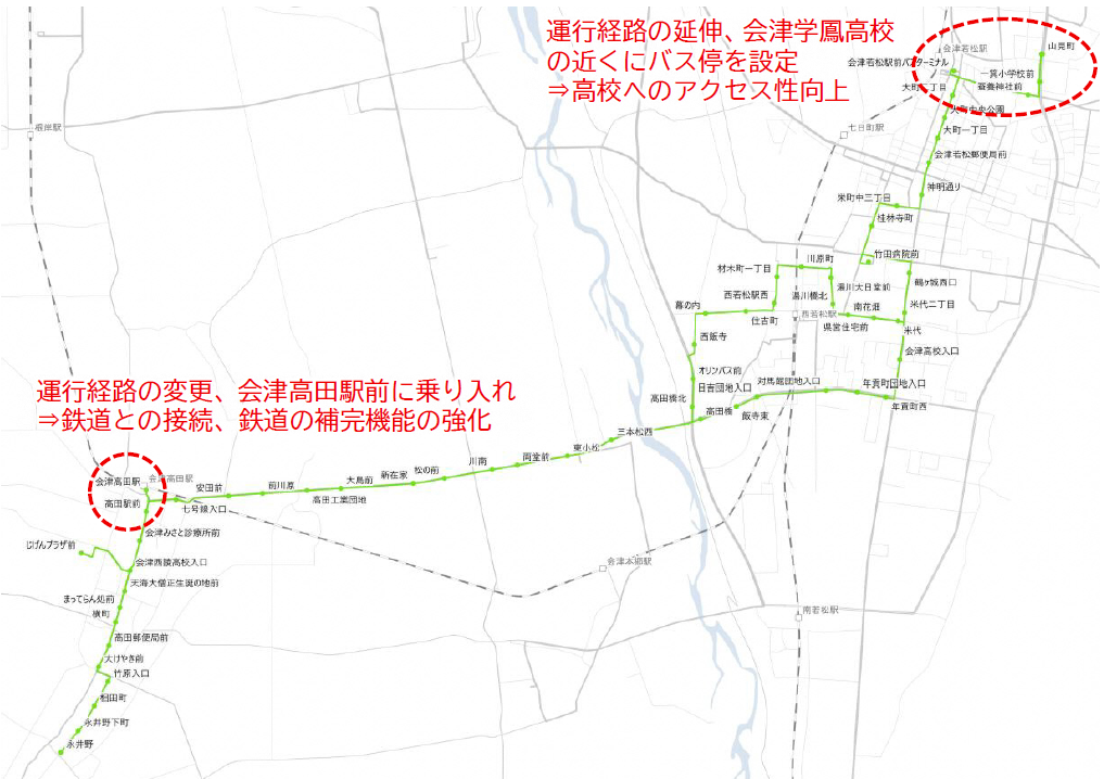 高田線再編後地図