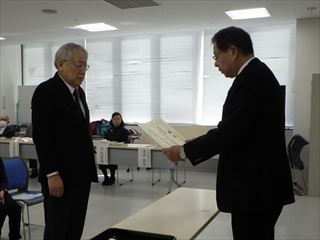 準奨励賞を受賞した高野延光さん